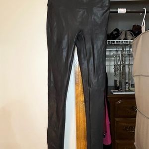 Spanx leather leggings